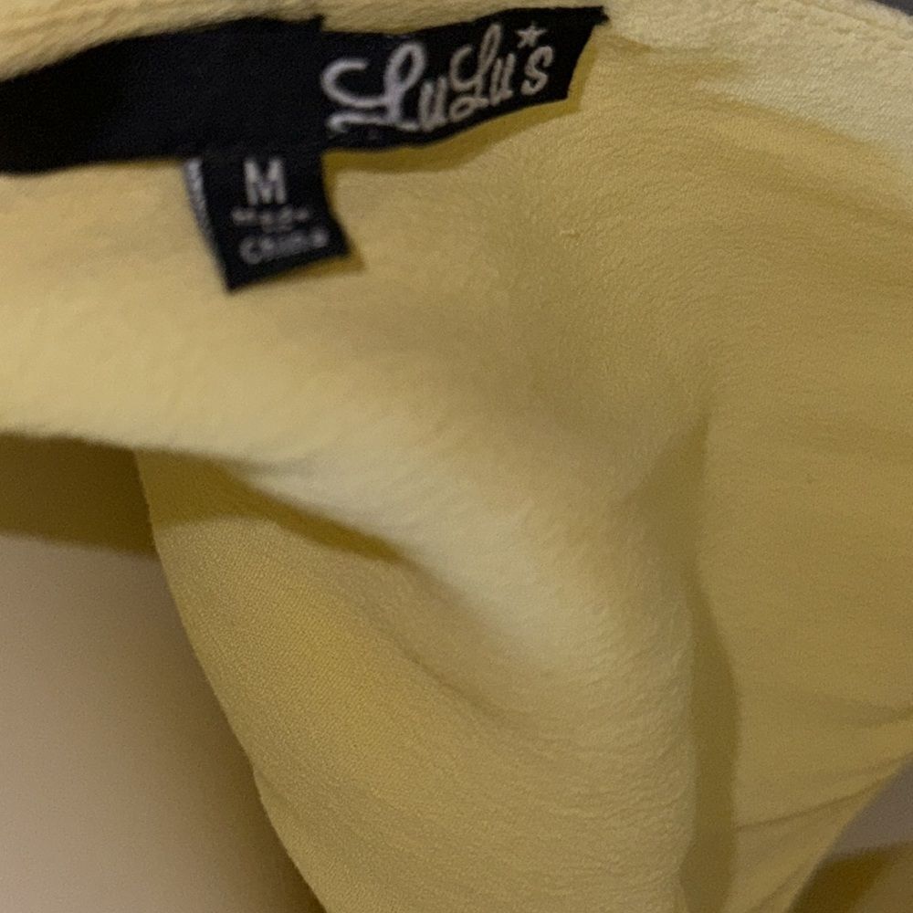 LULU's Heavens  Adore Yellow Backless Dress - Picture 7 of 7